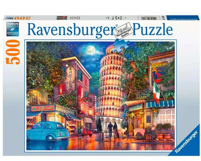 Una Noche en Pisa Rompecabezas de 500 Piezas Ravensburger