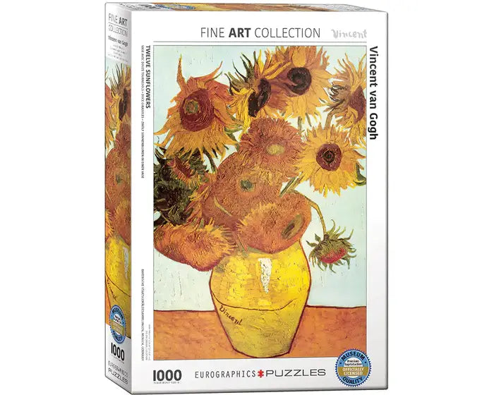 Doce Girasoles Rompecabezas Van Gogh Eurographics