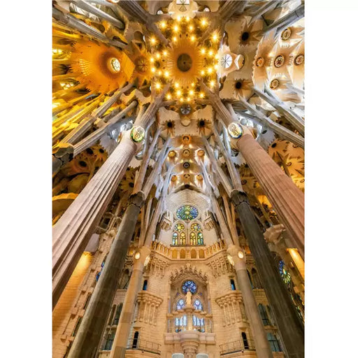 Interior de la Sagrada Familia Rompecabezas