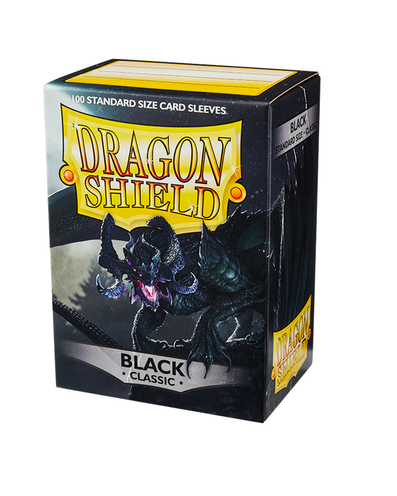 Standard sizecard sleeves dragons hield black classic