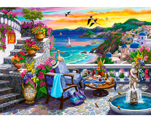 Rompecabezas Atardecer Santorini Ravensburger