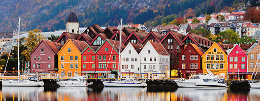 Bergen, Noruega Panorámico Ravensburger