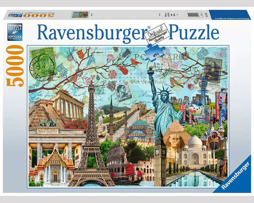 Collage Grandes Ciudades Rompecabezas 5000 Piezas Ravensburger