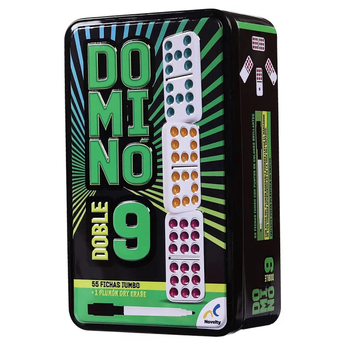 Dominó Doble 9 - Caja de Metal