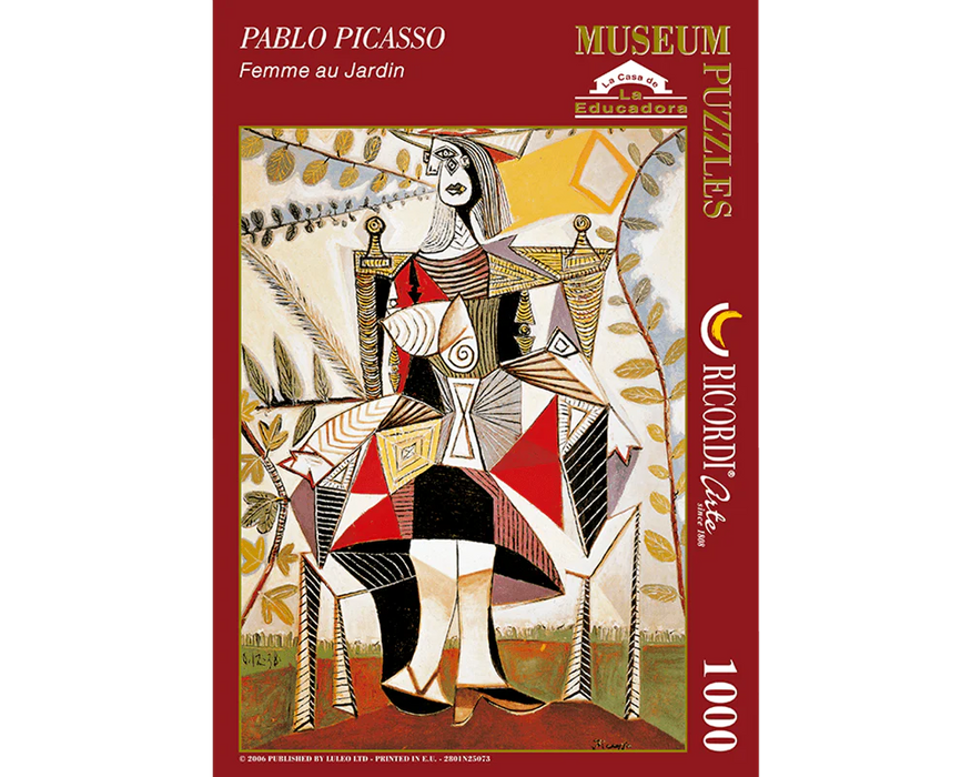 Dama en el Jardín : Pablo Picasso