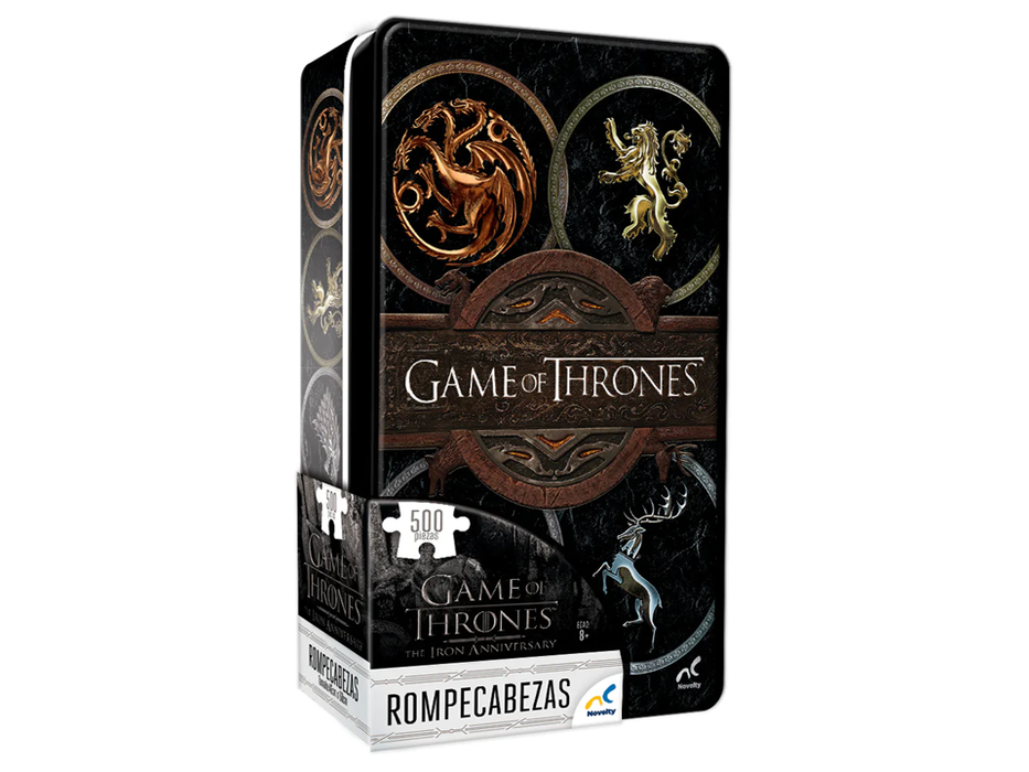 rompecabezas Game of Thrones 500 piezas en caja de metal